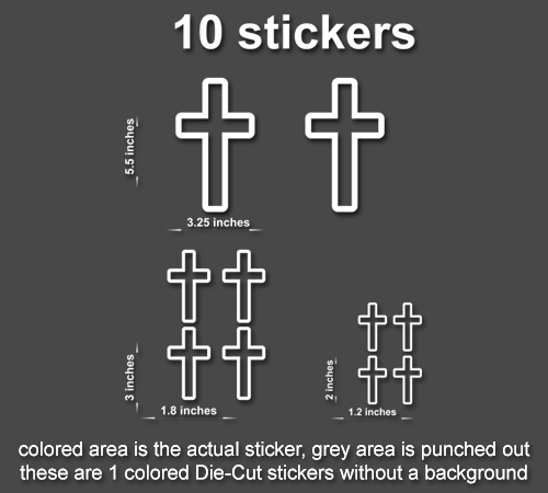 Cross Decals & Stickers